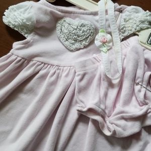 Baby dress with diaper cover
